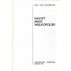Nazwy miast Wielkopolski