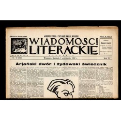 Wiadomości Literackie. Tygodnik. R.9 (1932). Nr 43 (460) (9 października 1932)