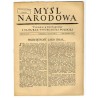 Myśl Narodowa. Tygodnik poświęcony kulturze twórczości polskiej. R.16 (1936). Nr 7 (16 lutego 1936)