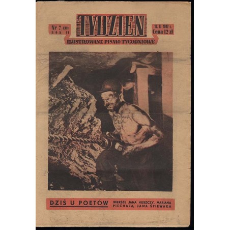 Tydzień. Ilustrowane pismo tygodniowe. R.2 (1947). Nr 7 (31) (16 lutego 1947)