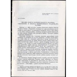 Związki Muzeum Raperswilskiego z Akademią Umiejętności w świetle korespondencji Władysława Platera