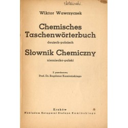 Chemisches Taschenwörterbuch deutsch-polnisch. Słownik Chemiczny niemiecko-polski