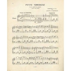 Petite Tonkinoise. Sur les motifs de la Chanson. Chantée par Polin
