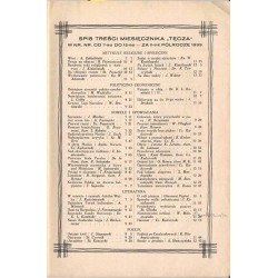 Tęcza. Ilustrowane pismo miesięczne. R.7 (1933). Nr 12 / Maria Zabłocka / Knut Hamsun / August II Mocny / Anna Słonczyńska / Jan
