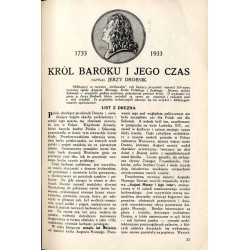 Tęcza. Ilustrowane pismo miesięczne. R.7 (1933). Nr 12 / Maria Zabłocka / Knut Hamsun / August II Mocny / Anna Słonczyńska / Jan