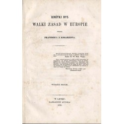 Krótki rys walki zasad w Europie przez Prawdzica z Kosarzewa