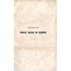 Krótki rys walki zasad w Europie przez Prawdzica z Kosarzewa