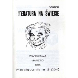 Literatura na Świecie. Miesięcznik. 1985. Nr 3 (164)
