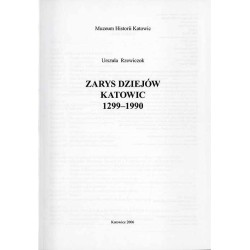 Zarys dziejów Katowic 1299-1990