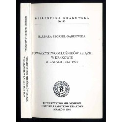 Towarzystwo Miłośników Książki w Krakowie w latach 1922-1939