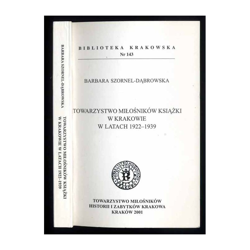 Towarzystwo Miłośników Książki w Krakowie w latach 1922-1939