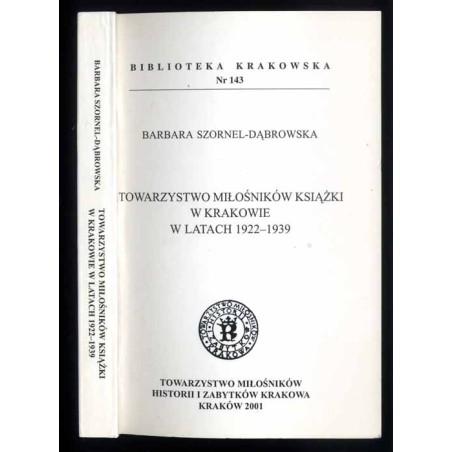 Towarzystwo Miłośników Książki w Krakowie w latach 1922-1939