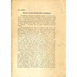 Sprawa upaństwowienia lasów prywatnych