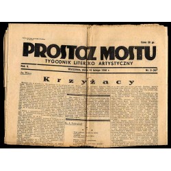 Prosto z Mostu. Tygodnik literacko-artystyczny. R.2 (1936). Nr 8 (62) (23 lutego 1936)