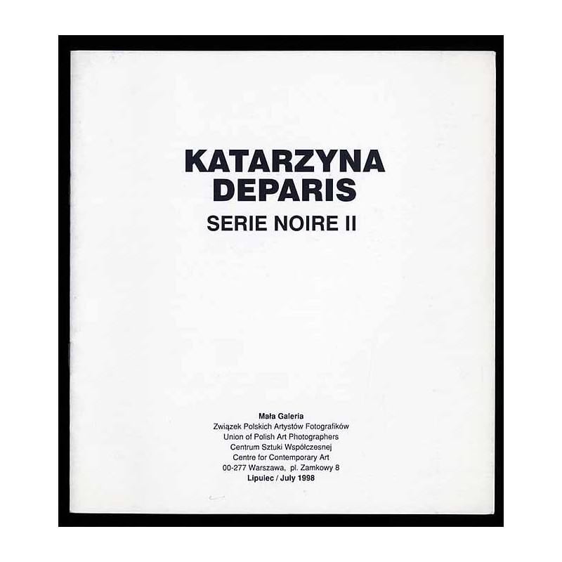 Katarzyna Deparis. Serie Noire II