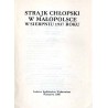 Strajk chłopski w Małopolsce w sierpniu 1937 roku. W pięćdziesiątą rocznicę wielkiego strajku chłopskiego