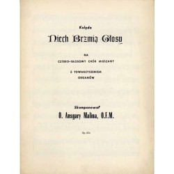 Kolęda Bóg Się Rodzi Moc Truchleje [...] Op. 25b Kolęda Niech Brzmią Głosy [...] Op. 25a Kolęda Cieszmy Się i Pod Niebiosy [..