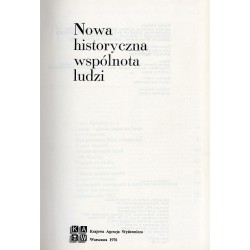 Nowa historyczna wspólnota ludzi