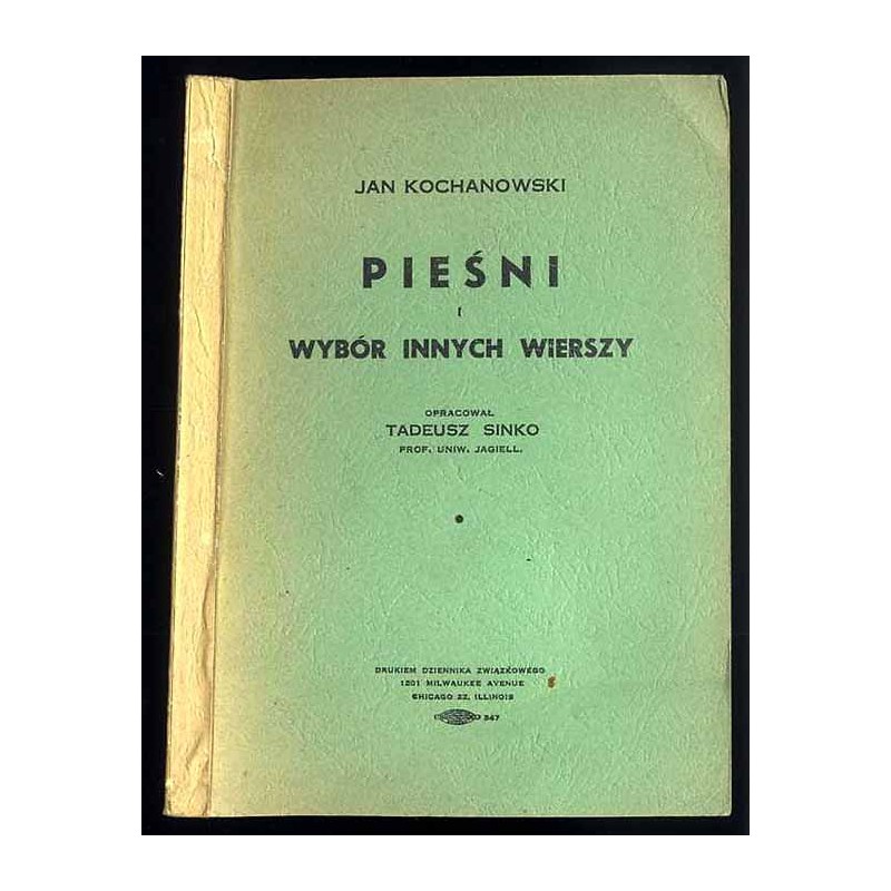 Pieśni i wybór innych wierszy