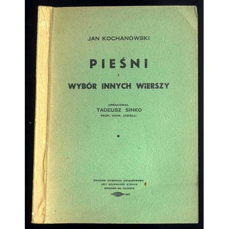 Pieśni i wybór innych wierszy