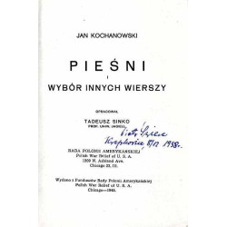 Pieśni i wybór innych wierszy