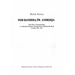 Pod banderą św. Andrzeja. Rola Floty Czarnomorskiej w realizacji koncepcji strategicznych (militarnych) Rosji w latach 1914-1917