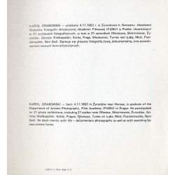 Karol Grabowski. Ciepłe Zimno. The Warm Cold (Ensemble). Mała Galeria, Warszawa, listopad 1984
