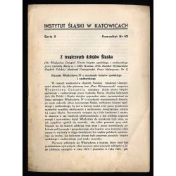 Z tragicznych dziejów Śląska. (Dr Władysław Dzięgiel: Utrata księstw opolskiego i raciborskiego przez Ludwikę Marię w r. 1666 [.