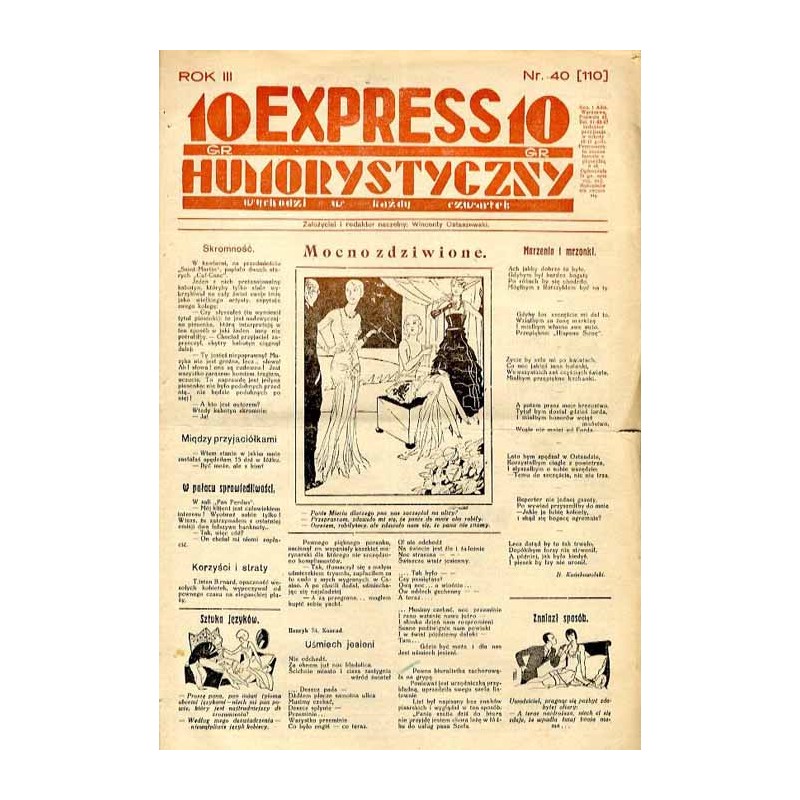 Express Humorystyczny. R.3 (1932). Nr 40 (110) / Seliman Sardonikos: Wampir
