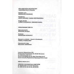 Zabytki architektury i budownictwa w Polsce. Województwo przemyskie. T.33