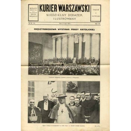 Kurjer Warszawski. Niedzielny dodatek ilustrowany. R.116 (1936). Nr 142 (24 maja 1936)
