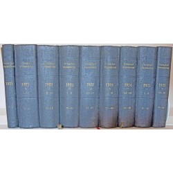 Przegląd Warszawski. Miesięcznik poświęcony literaturze, sztuce i nauce. 9 vol. R. 1-5 (1921-1925). Nr 1-51 (całka wydawnicza) w