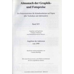 Almanach der Graphik- und Fotopreise. Ein Preisverzeichnis für Künstlerarbeiten auf Papier aller Techniken und Jahrhunderte. Ang