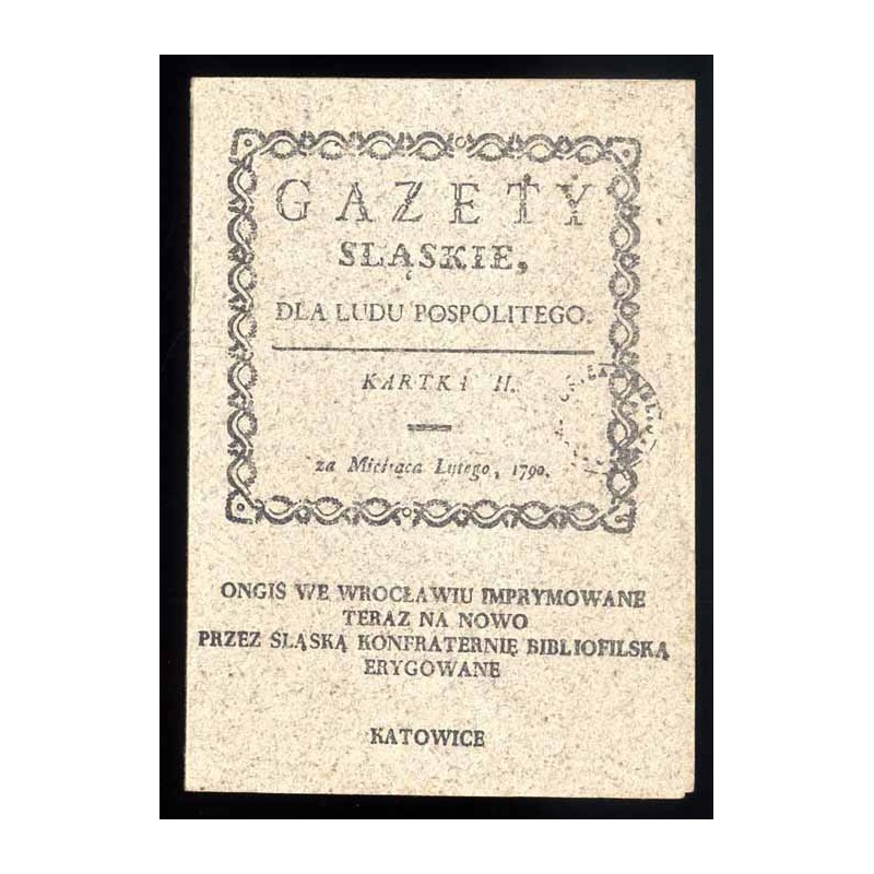 [Komunikaty Zarządu Oddziału Śląskiego Towarzystwa Przyjaciół Książki]. Nr 1