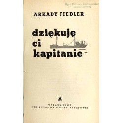 Dziękuję ci kapitanie