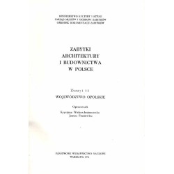 Zabytki architektury i budownictwa w Polsce. Z.1-17 w 17 vol
