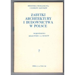 Zabytki architektury i budownictwa w Polsce. Z.1-17 w 17 vol