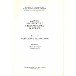 Zabytki architektury i budownictwa w Polsce. Z.1-17 w 17 vol