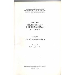 Zabytki architektury i budownictwa w Polsce. Z.1-17 w 17 vol