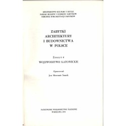 Zabytki architektury i budownictwa w Polsce. Z.1-17 w 17 vol