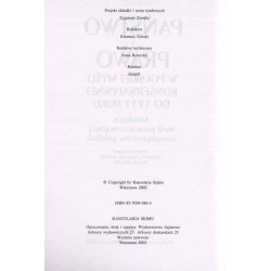Państwo i prawo w polskiej myśli konserwatywnej do 1939 roku. Antologia myśli prawnoustrojowej konserwatystów polskich