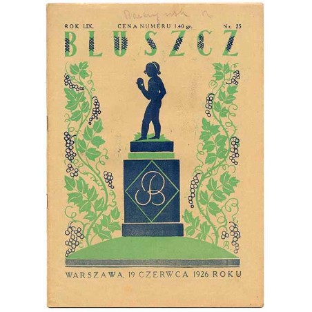 Bluszcz. Pismo tygodniowe ilustrowane dla kobiet. R.59 (1926). Nr 25 (19 czerwca 1926)