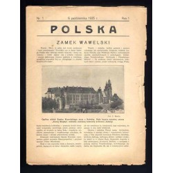 Polska. R.1 (1935). Nr 1 (6 października 1935). Zamek Wawelski