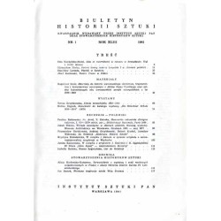 Biuletyn Historii Sztuki. R. 43 (1981). Nr 1 / Łowicz / Walter Crane