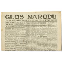 Głos Narodu. R.25 (1917). Nr 110 (10 maja 1917). Wydanie poranne