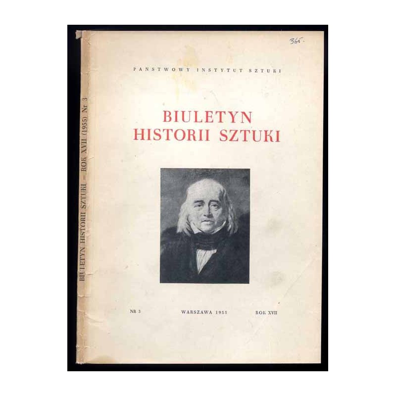 Biuletyn Historii Sztuki. R. 17 (1955). Nr 3 / Joachim i Jakub Hemplowie / Autoportrety Orłowskiego
