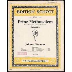 Prinz Methusalem. Prince Méthusalem - Prince Methuselah. Ouvertüre. Piano