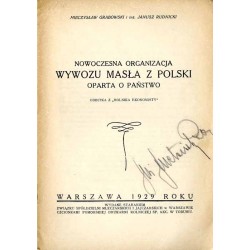 Nowoczesna organizacja wywozu masła z Polski oparta o państwo