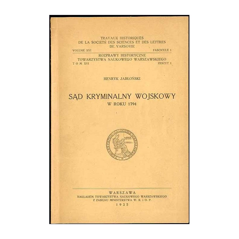 Sąd kryminalny wojskowy w roku 1794