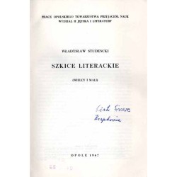 Szkice literackie (Wielcy i mali)